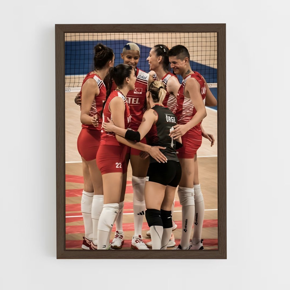 Poster Équipe de Volleyball Turque (vue 5)